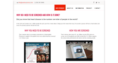 Desktop Screenshot of cardioscreens.com